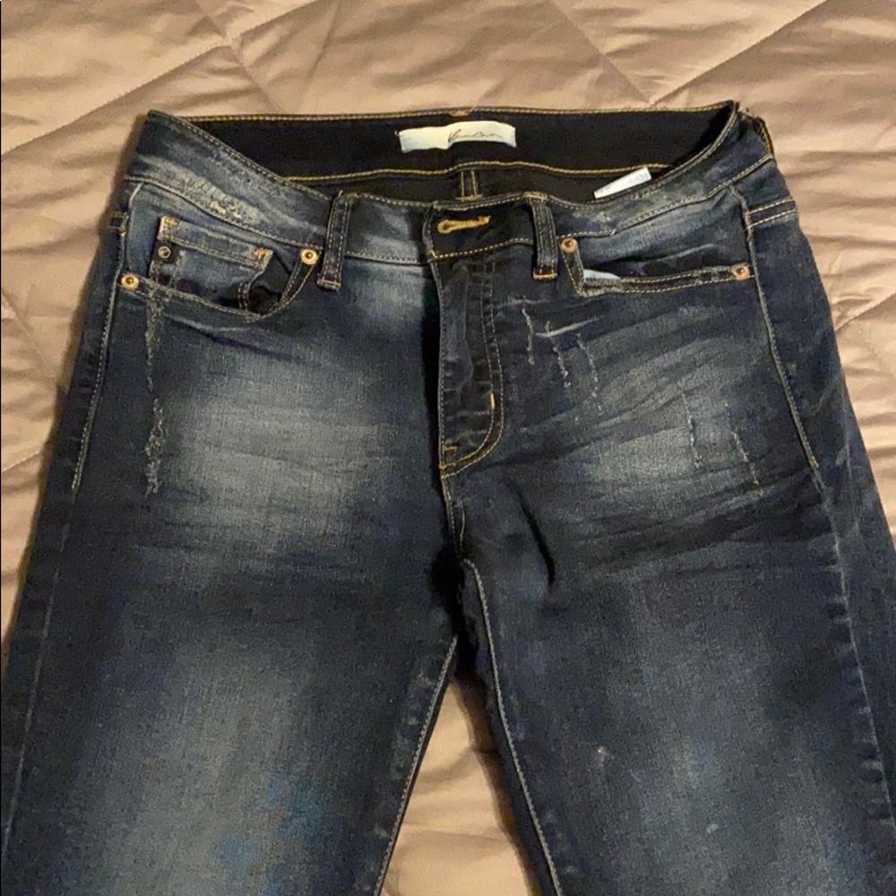 KanCan dark wash skinny jeans